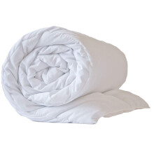 Hotel Quality Pure White Microfibre Peached Duvet King 4.5TOG Feels Like Down