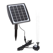 Decdeal Fountain Pump 6V/2W Solar Water Pump with Adjustable Solar Panel, Outdoor Water Fountain Panel Kit for Fish Tank Small Pon