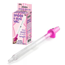 Katcha Spider and Bug Vac - Limited Edition - PINK! - Vac's/Sucks up live bugs!! Easily remove spiders from your home without touc