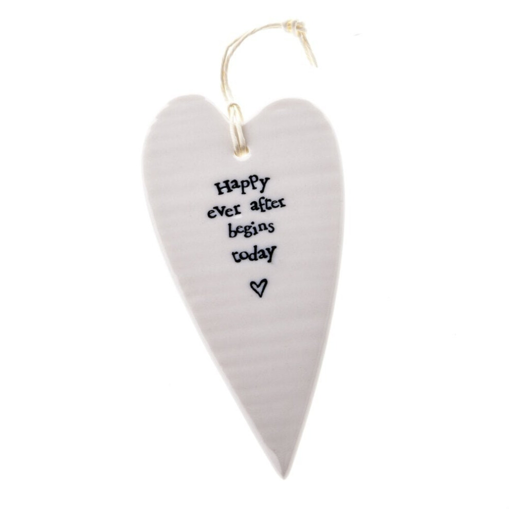 Happy Ever After Begns Today Porcelain Heart East Of India