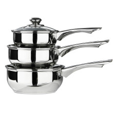 Premier Housewares Stainless Steel Saucepan Set