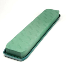 Smithers Oasis NAYLORBASE90cm plastic back floral foam casket tray