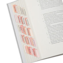 DAJISI 75PCS Bible Tabs, Laminated Bible Tabs for Study Bible, Pink Bible Tabs for Women Men Easy to Read and Apply Bible Index Book Tabs Bible