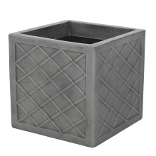Square Lazio Slate Grey 39.5cm