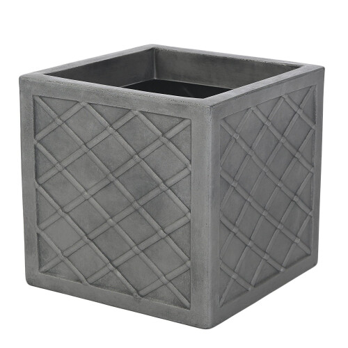 Square Lazio Slate Grey 39.5cm