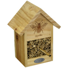 Esschert Design WA38 Bee House with Line Drawing, Brown