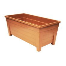 Grosvenor Large 55cm Long Garden Planter Plant Pot Plastic Trough Raised Planter