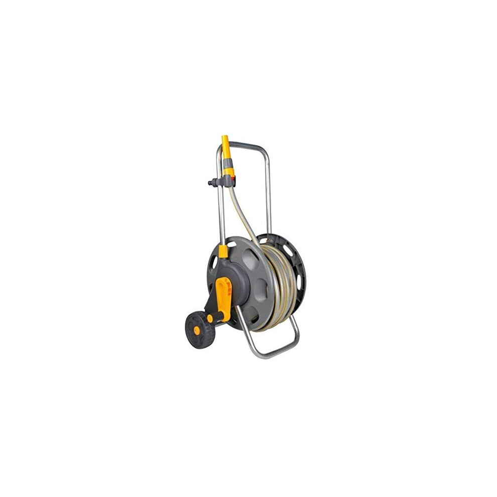 Hozelock Advanced Manufacturing 2435 Assembled Reel + 50 Metre Hose + Fittings