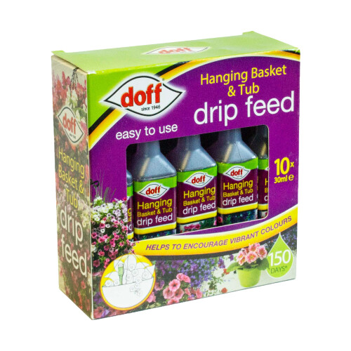 Doff Doff Drip Feeders 10 Pack for Hanging Basket & Tubs