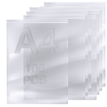 Sabco - 100pcs Grip Seal Bags - Ziplock Bags - Resealable Bags - Small Plastic Bags - Baggies, Jewellery Bags, Sandwich Bags - Small Resealable Bags