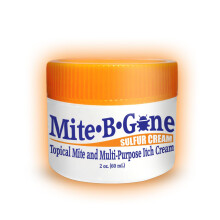 Mite-B-Gone 10% Sulfur Cream Itch Relief from Mites, Insect Bites, Acne, and Fungus (2oz) Fast and Effective at Removing Human Mit