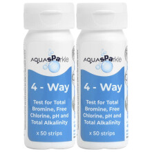 2 x Chlorine, Bromine, pH, Alkalinity