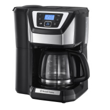 Russell Hobbs Chester Bean to Cup Filter Coffee Machine with Built-In Grinder, Grind & Brew Automatic Coffee Maker, 4-12 Cup Brewi