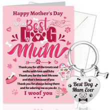 HOWAF Mothers Day Card from the Dog, Happy Mother's Day Card Mothers Day Card from Dog, Mother's Day Cards from the Doggy Pup Puppy