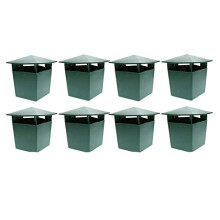 Bottam 8 Pieces Beer Snail Traps Eco-Friendly to Catch Slugs Snails Catcher, Safe for Kids and Pets, Green