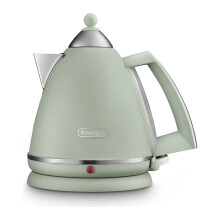 De'Longhi Argento Flora KBX3016.GR Kettle with 1.7L Capacity, 360 Swivel Base & cord storage, Green