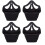 4 x 31cm Venetian Wall Planter 1