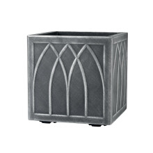 Stewart 5121031 32 cm Square Versailles Planter - Pewter