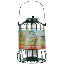 Supa Wild Bird Cage Peanut Feeder, Deters Squirrels And Larger Birds Such As Doves & Pigeons