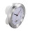 Hama Hama Bathroom Clock, Aluminium Glass, Silver, Standard 2
