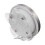 Hama Hama Bathroom Clock, Aluminium Glass, Silver, Standard 5