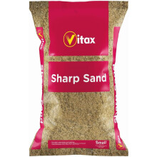 Vitax, Sharp Sand Small Ideal for screeds, renders or Concrete, Sharp Sand can Also be Used When Laying slabs or Block Paving