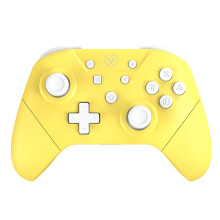 (Yellow) 6-Axis Doublemotor 3D Joysticks Gamepad Turbo Function for Nintendo Switch Pro NS Lite