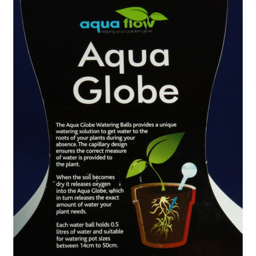 Aqua Globe 4 x 2 Plastic Plant Watering Globes Bulbs 2