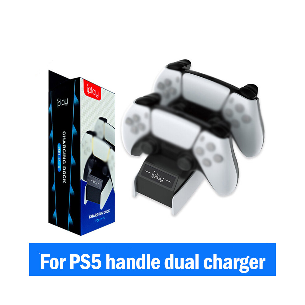 Dual Controller Charger Multifunctional Charging Dock Station For Ps5 Gamepad Orange/Light 110691707710