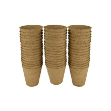 Gro-sure Fibre Pots Round 8cm 48pk Propagation kit, Brown