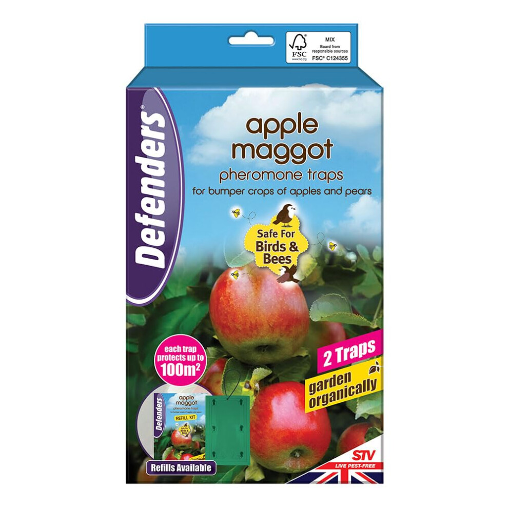 Stv International Defenders Apple Maggot Pheromone Trap Â Twinpack, Refillable, Re-Usable For Bumper Crops Of Apples And Pears