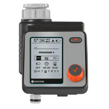 Gardena Watering Control Master: Automatic and time-saving watering, 6 schedules, LCD display, Water Now function, Safe-Stop (1892