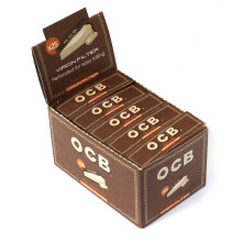 1 Box OCB Virgin Perforated Filter Tips 25 booklets x 50 Paper Filters