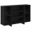 VidaXL vidaXL Sideboard Black Oak 120 x 30 x 75 cm Engineered Wood 2