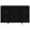 VidaXL vidaXL Sideboard Black Oak 120 x 30 x 75 cm Engineered Wood 5