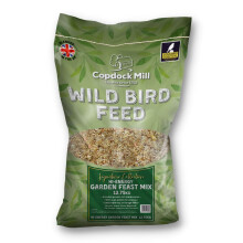 Copdock Mill Garden Feast Wild Bird Seed 12.75kg - High Energy with Sunflower Seeds and Peanuts for Birds - Bird Seeds for Small G