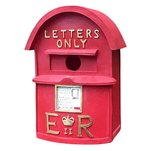 Vivid Arts D-Letterbox Birdhouse - Red