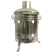 15 Litre Incinerator Fire Pit Burn Paper Leaves Wood Rubbish Small Durable Handy Galvanised Steel (1)