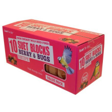 Suet To Go - Bird Suet Block Value Pack Berry & Bugs x Size: 300 Gm x Size: 10 Pack