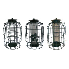 Set of 3 Squirrel Guard Hanging Wild Bird Feeders Seeds Nuts & Fat Balls