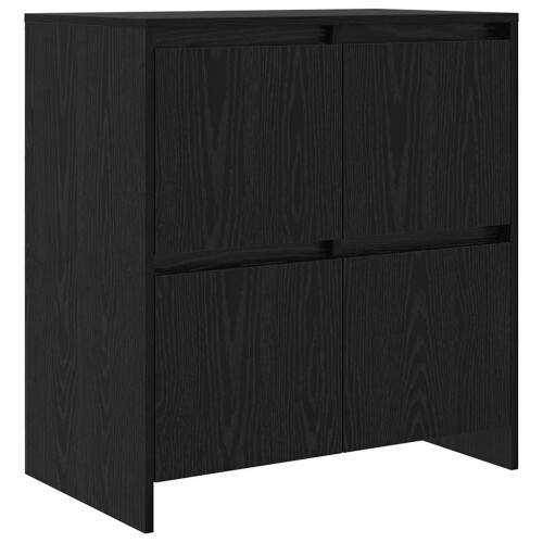 VidaXL vidaXL Sideboard Black Oak 70 x 41 x 75 cm Engineered Wood 1