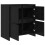 VidaXL vidaXL Sideboard Black Oak 70 x 41 x 75 cm Engineered Wood 5
