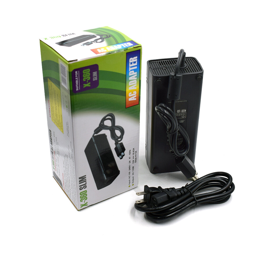 (Us Plug) For Microsoft Xbox 360 Slim Console Power Supply Adapter Brick Charger With Cord 110691710598