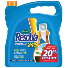 Resolva 24H 3L Weedkiller +20% Extra Free, Ready to Use