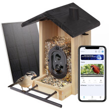 Origem Bird Feeder with Camera - 3L Smart Bird Feeders with Auto Record Video, HD 1080P Camera with Solar Panel for Birding enthus