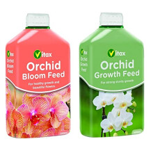 Vitax Orchid Bloom Feed & Orchid Growth Feed Set Of 2 Liquid Plant Food For Bigger & Better Flowers500ml