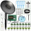 TRJZWA Solar Irrigation System Kit with Early Warning Function,DIY Solar Automatic Drip Irrigation Kits,Programmable Water Timer w 1