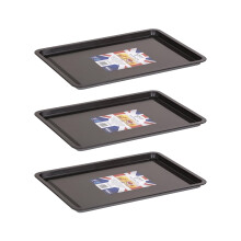 Wham Non-Stick Baking Tray (Set of 3 (32x23x1.5 cm)),F35