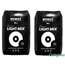 BioBizz - All-Mix, Light-Mix & Worm-Humus Organic Potting Soil Compost (2x - Light-Mix 50L)