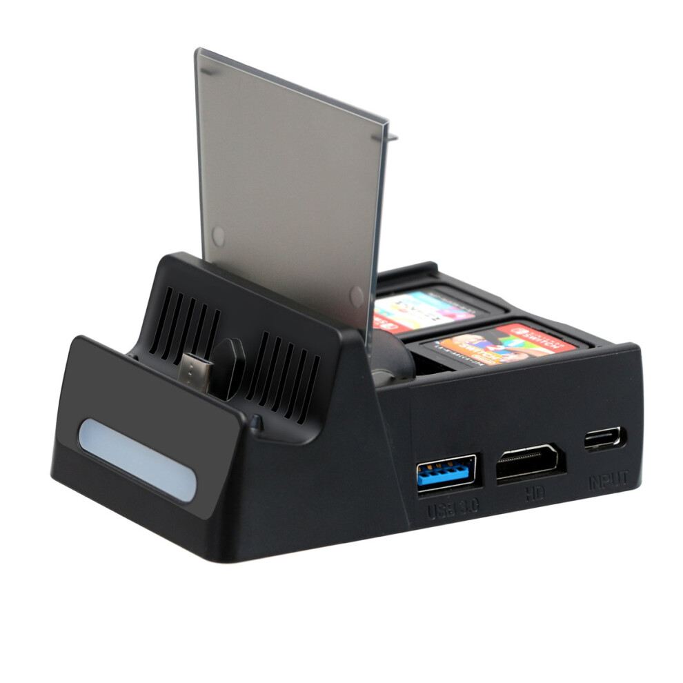 Charging Dock Station Bracket With Hdmi Video Converter For Nintendo Switch 110691712165
